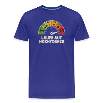 Alkohol Pegel Legende Lustiger Party Spruch - Männer Premium Bio T-Shirt - Königsblau - Vorne - Damien (186cm)