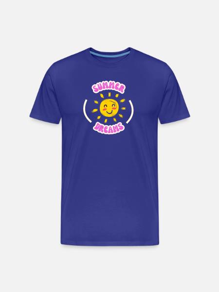 Sunny Summer Dream - Men's Premium Organic T-Shirt - royal blue