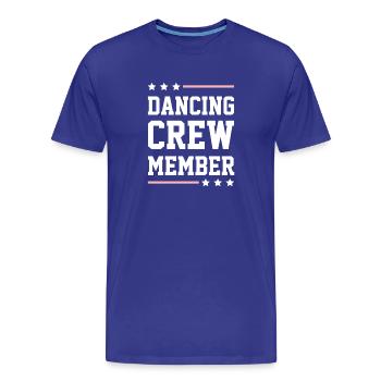 Dancing Crew - Männer Premium Bio T-Shirt - Königsblau - Vorne - Damien (186cm)