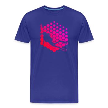 Geschenkidee für eine Scuba-Diverin mit Freediving - Männer Premium Bio T-Shirt - Königsblau - Vorne - Damien (186cm)