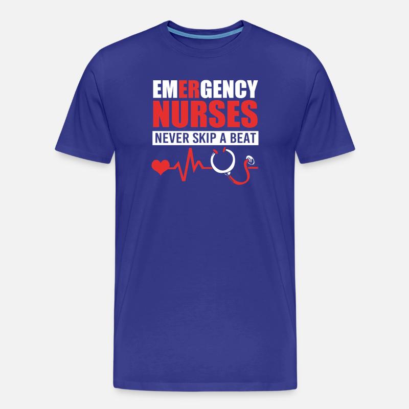 Notfall Krankenschwester - Männer Premium Bio T-Shirt - Königsblau