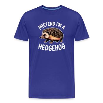 Igel Sprüche Igel Lustiges Igel Geschenk - Männer Premium Bio T-Shirt - Königsblau - Vorne - Damien (186cm)