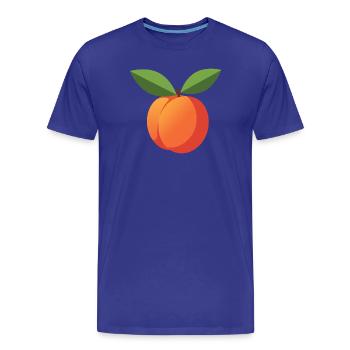 Déguisement de déguisement d’abricot Carnaval de fruits - T-shirt bio Premium Homme - bleu roi - Devant - Damien (186cm)