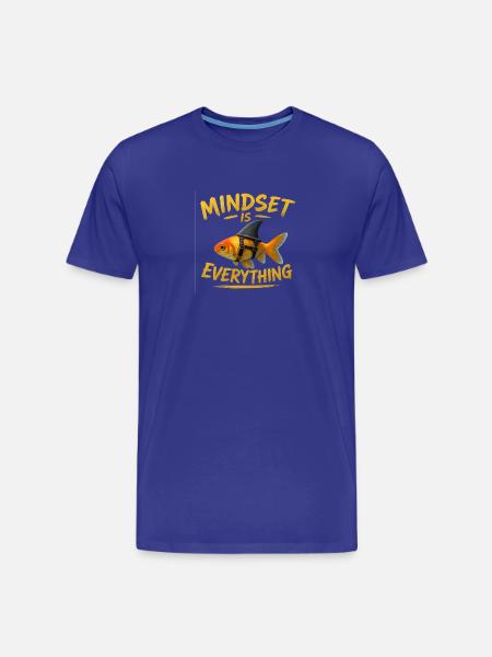 Mindset Goldfish Harness - Men's Premium Organic T-Shirt - royal blue