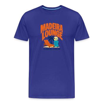 Madeira Lounge Kabinenbesatzung Reisehumor - Männer Premium Bio T-Shirt - Königsblau - Vorne - Damien (186cm)