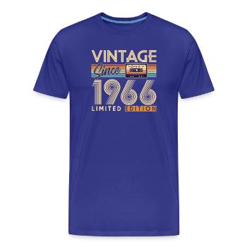 60th birthday - Men's Premium Organic T-Shirt - royal blue - Front - Damien (186cm)