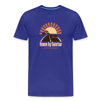 Infirmière de nuit à la maison avant le lever du soleil après la remise - T-shirt bio Premium Homme - bleu roi - Devant - Damien (186cm)
