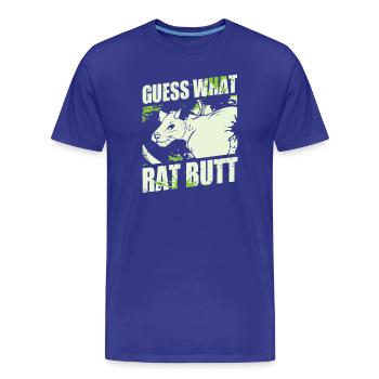 Rat, house rat, rat owner, rat lover - Men's Premium Organic T-Shirt - royal blue - Front - Damien (186cm)