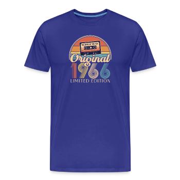 60. Geburtstag, 60 Jahre - Männer Premium Bio T-Shirt - Königsblau - Vorne - Damien (186cm)
