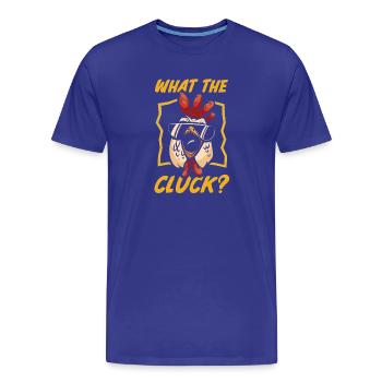 Farmer Rooster Flock Poultry Chicken - Männer Premium Bio T-Shirt - Königsblau - Vorne - Damien (186cm)