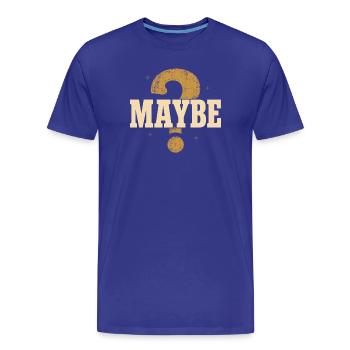 Agnostique mais fatigué drôle drôle d’agnostique cadeau - T-shirt bio Premium Homme - bleu roi - Devant - Damien (186cm)