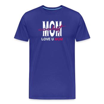 Mom_Coolest_Love_You_Mom - T-shirt bio Premium Homme - bleu roi - Devant - Damien (186cm)