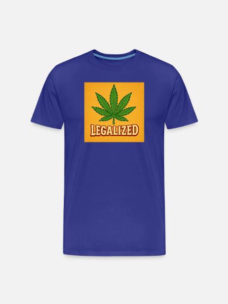 Légalisation - T-shirt bio Premium Homme - bleu roi