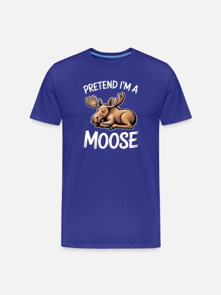 Elch Sprüche Elche Lustiges Elch Geschenk - Männer Premium Bio T-Shirt - Königsblau