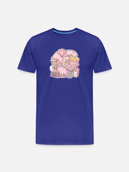 Soirée Pyjama Jeunes Filles - T-shirt bio Premium Homme - bleu roi