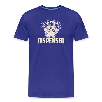 Lustiges Zitat zum Hundeleckerli-Spender zum Hundebesitzer - Männer Premium Bio T-Shirt - Königsblau - Vorne - Damien (186cm)