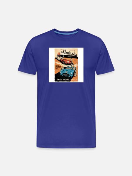 Motorsport - Men's Premium Organic T-Shirt - royal blue