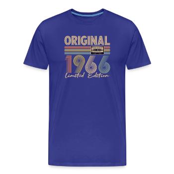 60. Geburtstag, 60 Jahre - Männer Premium Bio T-Shirt - Königsblau - Vorne - Damien (186cm)