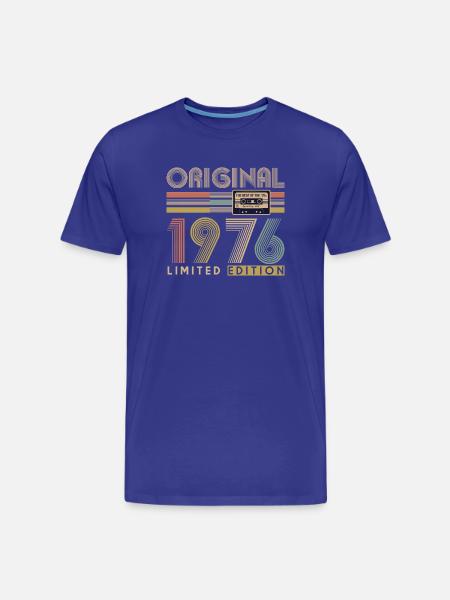 50th birthday, 50 years - Men's Premium Organic T-Shirt - royal blue