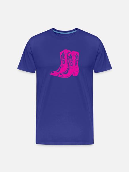bottes - T-shirt bio Premium Homme - bleu roi