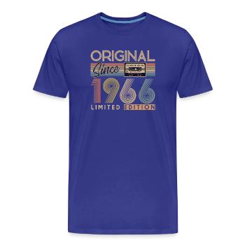 60. Geburtstag, 60 Jahre - Männer Premium Bio T-Shirt - Königsblau - Vorne - Damien (186cm)