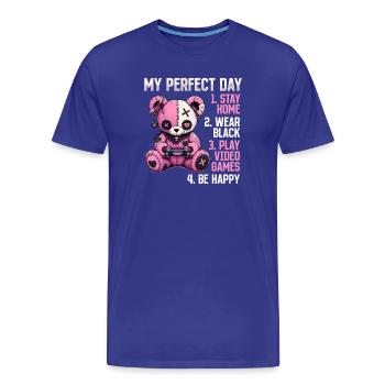 Pastel Goth Soft Goth Gaming Gamer - T-shirt bio Premium Homme - bleu roi - Devant - Damien (186cm)