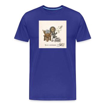 Scacciapensieri Melodie  - Männer Premium Bio T-Shirt - Königsblau - Vorne - Damien (186cm)