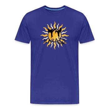 Sun Dancers Duo Graphique - T-shirt bio Premium Homme - bleu roi - Devant - Damien (186cm)