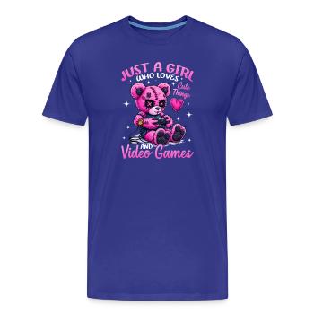 Pastel Goth Soft Goth Gaming Gamer - T-shirt bio Premium Homme - bleu roi - Devant - Damien (186cm)