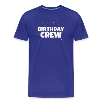 Groupe de célébration de l’équipe de l’équipe d’anniversaire - T-shirt bio Premium Homme - bleu roi - Devant - Damien (186cm)