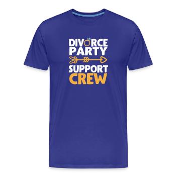 Divorce - T-shirt bio Premium Homme - bleu roi - Devant - Damien (186cm)