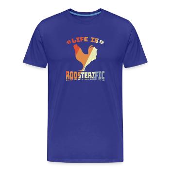 Farm Witz - T-shirt bio Premium Homme - bleu roi - Devant - Damien (186cm)