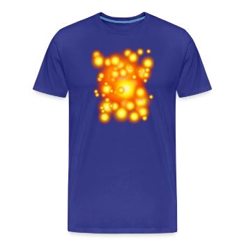 Orbens lumineux - T-shirt bio Premium Homme - bleu roi - Devant - Damien (186cm)