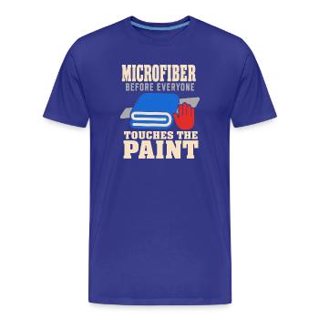 Detaileur de garage Detailing de voitures Detailer de voitures - T-shirt bio Premium Homme - bleu roi - Devant - Damien (186cm)