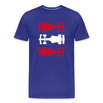 Formule Austria Formel Racing Österreich - T-shirt bio Premium Homme - bleu roi - Devant - Damien (186cm)