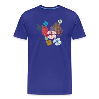 Danke für alles  - Männer Premium Bio T-Shirt - Königsblau - Vorne - Damien (186cm)