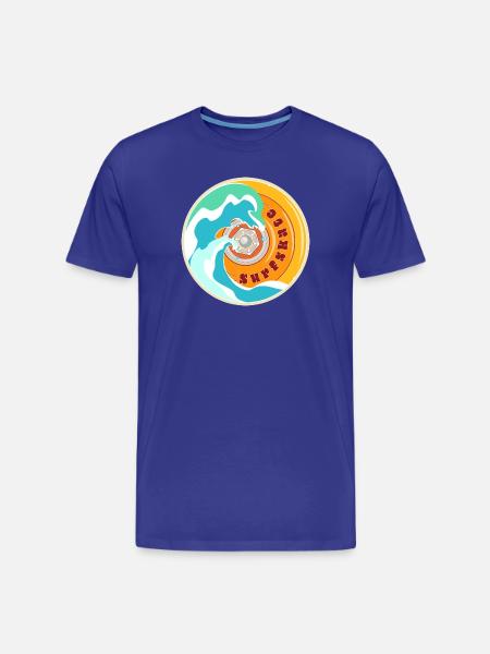 Surfskate Lover - T-shirt bio Premium Homme - bleu roi