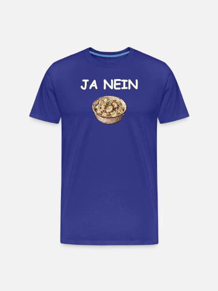 Yes No Potato Salad - Men's Premium Organic T-Shirt - royal blue