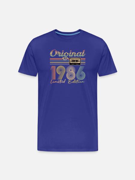 40th birthday, 40 years - Men's Premium Organic T-Shirt - royal blue