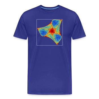 Boomerang de Feu – Théorie du Chaos - T-shirt bio Premium Homme - bleu roi - Devant - Damien (186cm)