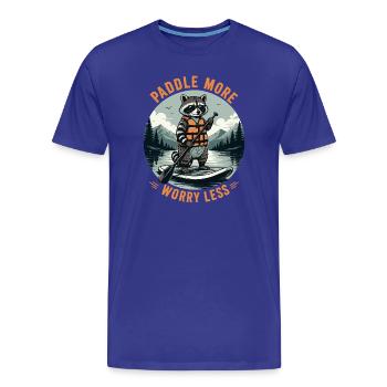 Raccoons SUP Paddleboard Board Stand Up Paddle - T-shirt bio Premium Homme - bleu roi - Devant - Damien (186cm)