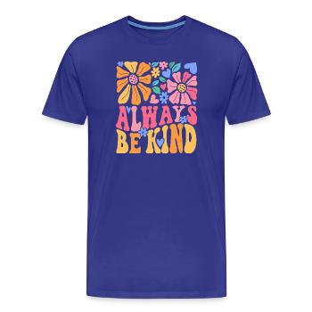 Fête des fleurs toujours amicale - T-shirt bio Premium Homme - bleu roi - Devant - Damien (186cm)