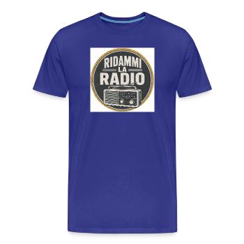 Rends-moi la radio vintage - T-shirt bio Premium Homme - bleu roi - Devant - Damien (186cm)
