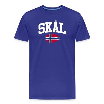 Norway Vacation Norge Fjords Travel Scandinavian - Männer Premium Bio T-Shirt - Königsblau - Vorne - Damien (186cm)
