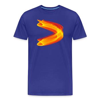 Golden Dynamics – Théorie du Chaos - T-shirt bio Premium Homme - bleu roi - Devant - Damien (186cm)