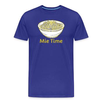 Bol de nouilles Mie Time - T-shirt bio Premium Homme - bleu roi - Devant - Damien (186cm)