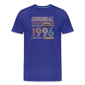30e anniversaire, 30 ans - T-shirt bio Premium Homme - bleu roi - Devant - Damien (186cm)