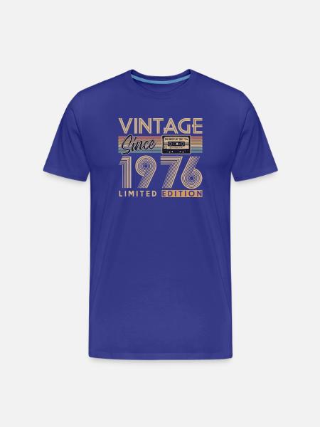 50th anniversary - Men's Premium Organic T-Shirt - royal blue