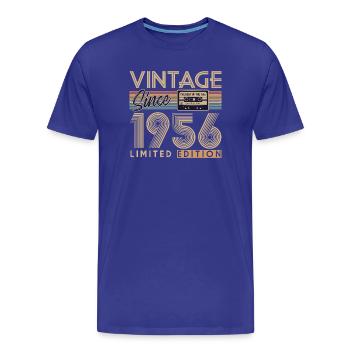 Anniversaire 70 Ans - T-shirt bio Premium Homme - bleu roi - Devant - Damien (186cm)