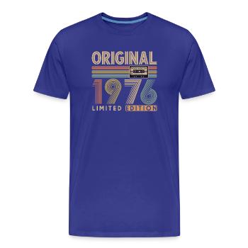 50. Geburtstag, 50 Jahre - Männer Premium Bio T-Shirt - Königsblau - Vorne - Damien (186cm)
